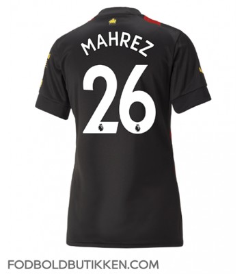 Manchester City Riyad Mahrez #26 Udebanetrøje Dame 2022-23 Kortærmet